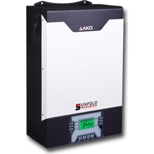 SAKO 5000W 48V DC to AC 220V Off Grid Hybrid Inverter 80A 500V MPPT Solar Charger Inverter wth WIFI and Parallel 9 Units