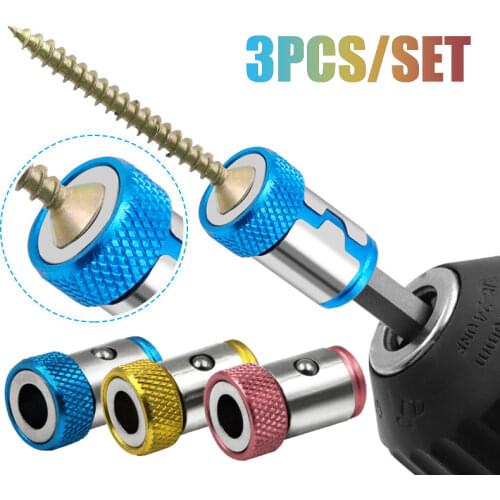 Magnetic Bit Holder Alloy Electric Magnetic Ring Screwdriver Bit Head Non-slip Strong Magnet Ring for Phillip Bit Magnetizer