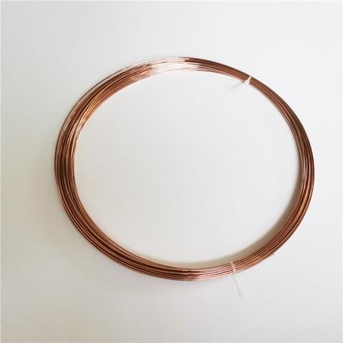 1000g/roll Diameter1/1.2/1.5/1.8/2/2.5/3/4/5 mm Copper line T2 Copper Red copper Line Bare Wire 99.90