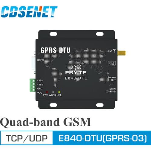 E840-DTU(GPRS-03) GPRS Transceiver Module RS232 RS485 GSM Wireless Transmitter Quad-band 850/900/1800/1900MHz Reciever Module