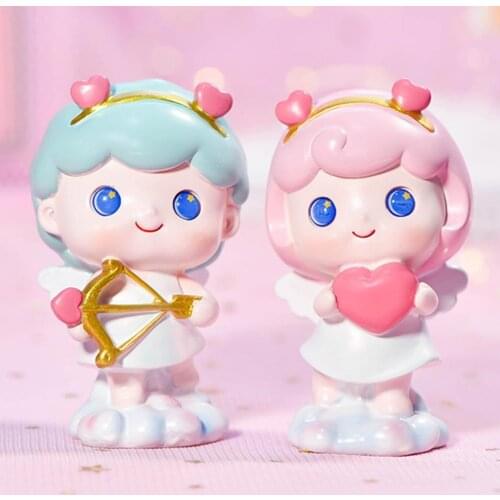 Cartoon Cupid Couple Creative Desktop Home Decoration Car Ornament Birthday Gift