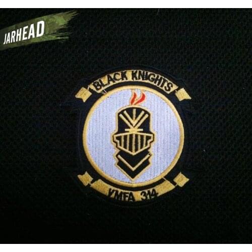 VMFA-314 Black Knights Embroidery Badges Tactical Patches Army Personalized Armband Outdoor For Clothe Jacket Backpack Hat