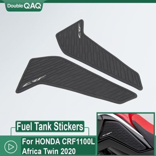 NEW Motorcycle Non-Slip Side Fuel Tank Stickers Waterproof Pad Rubber Sticker For Honda CRF1100L CRF 1000 L Africa Twin 2020