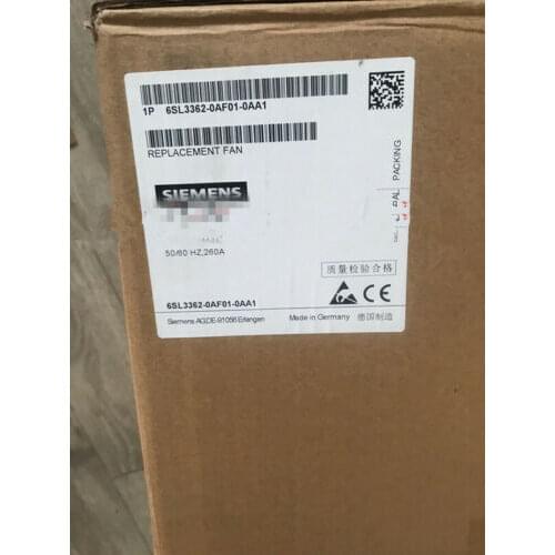 New Siemens Inverter Axial Flow Fan D2E160-AH01-17 6SL3362-0AF01-0AA1