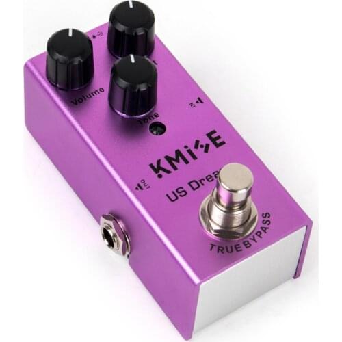 Kmise Guitar Effects Pedal Distortion Mini Single US Dream DC 9V True Bypass for Electric Guitar
