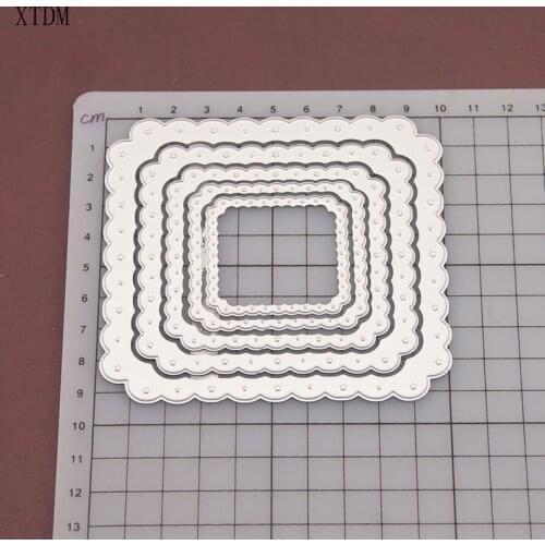 Cutting dies square set metal crafts paper die-cutting /DIY embossing Easter and New Year