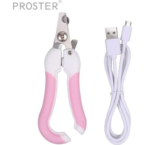 Proster for Electric Pet Nail Grinder Paws Grooming Trimmer Dog Cat Paws Clipper Tools