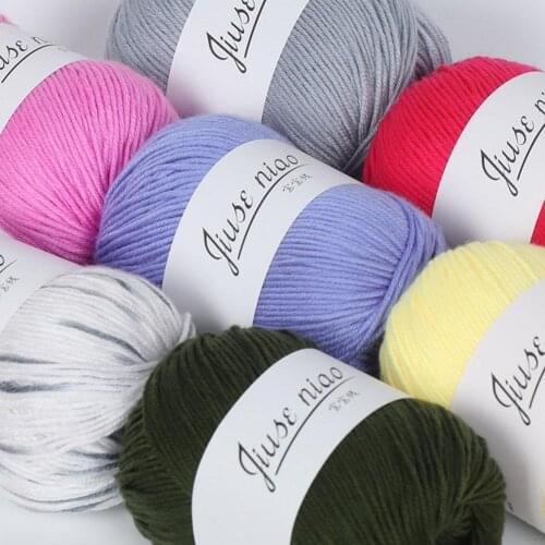 50g Yarn for Knitting Woolen Yarn Hand Knitting Yarn DIY Crochet Blanket Sweater Scarf Sewing Yarn Sewing Fabric