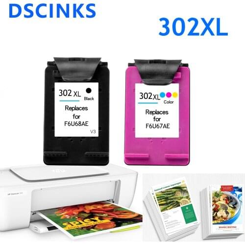 For hp 302 for hp 302xl Replacement Compatible ink Cartridge for HP 302 302XL Deskjet 1111 1112 2130 2135 1110 3630 3632 Printer