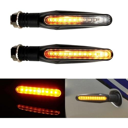 4pcs Motorcycle Turn Signals LED Light Flowing Water Signal Lamp For Suzuki rmz 250 450 drz 400 sm GSXR600 GSXR750 RM85 RM125