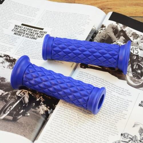 Universal 7/8'' 22MM rubber Motorcycle handle grips coffee Motorbike handlebar grips