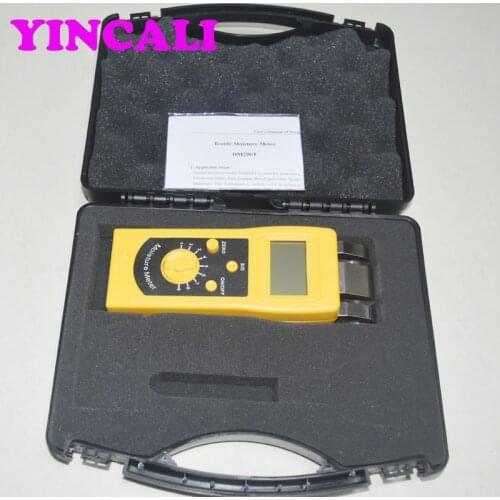 High Accuracy DM200T Profession Textile Moisture Meter Measuring range 0~50% digital moisture testing equipment