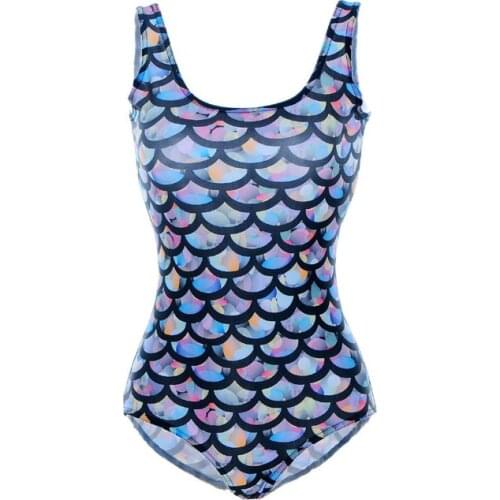 Women Swimsuit One-Piece Suits Summer Sexy Lady Mermaid Swimwear Scale Beachwear