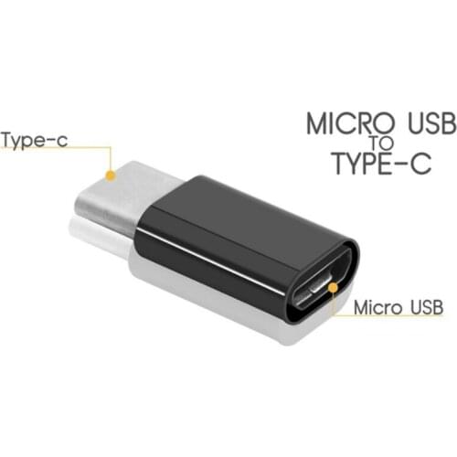Newest Micro USB to Type-C USB Adapter Converter Data Cable Adapter for Xiaomi Huawei P20 Honor 10 Samsung HTC One Plus 6 100pcs