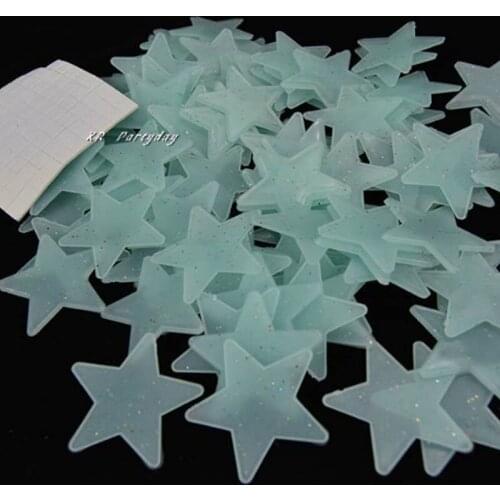 Wall Stickers Decal Glow In The Dark Baby Kids Bedroom Home Decor Color Stars Luminous Fluorescent Wall Stickers Decal