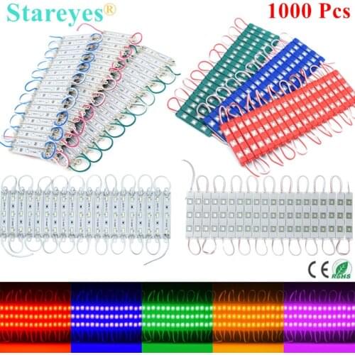 1000 Pcs LED Module SMD 5630 5730 3 LED DC12V Waterproof Advertisement Design Advertising strip lamp bulb billboard Lighting