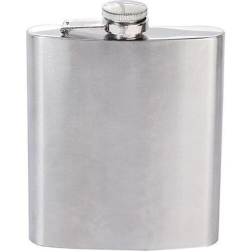 50pcs 5oz Stainless Steel Hip Flask Liquor Whisky Alcohol Cap Funnel Drinkware For Drinker Hip FlasK LX7925