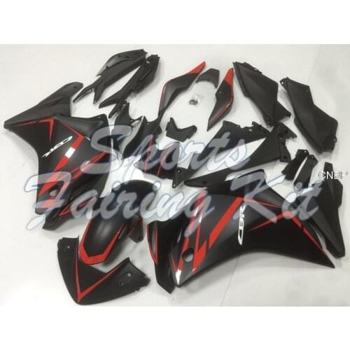 Full Body Kits for CBR 250 RR 2011 - 2014 matte Black Red Abs Fairing for Honda Cbr250rr 2014 Fairings for Honda Cbr250rr 2013