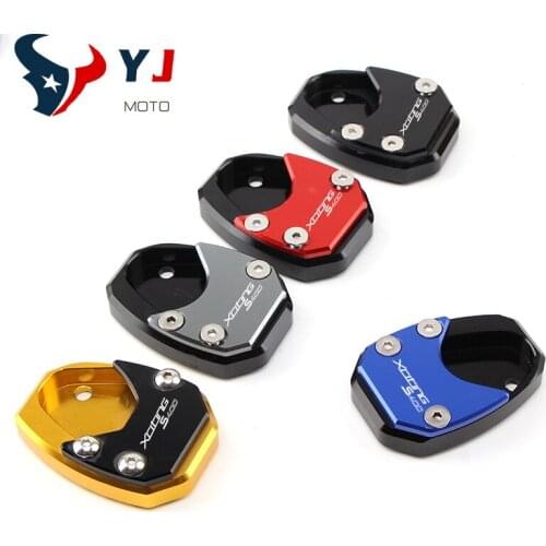 For KYMCO Xciting 400s s400 S400 XCITINGS400 2017- 2020 2018 2019 Motorcycle CNC Side Stand Enlarge kickstand Plate Enlarge pad