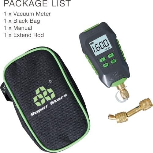 DSZH ST-VG90 Digital Vacuum Gauge Digital Display Electronic High-precision Pressure Counting Display Vacuum Gauge