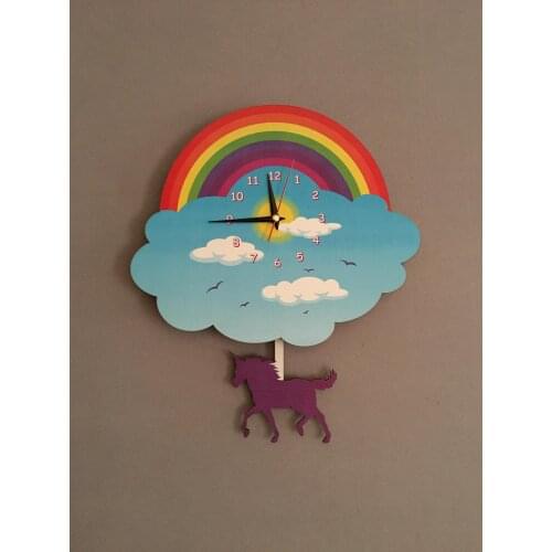 Goodtime Unicorn Decorative Pendulum Wall Clock