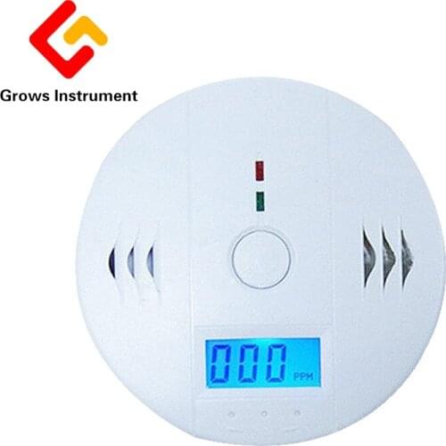 GD Home LCD Digital Screen Independent Carbon Monoxide Detector for Test CO Gas Leak Detector 85dB Indoor Alarm Detector