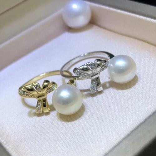 925 Sterling Silver Finger Ring Adjustable Ring Mountings Settings Findings Jewelry Parts Fittings Accessories for Crystals Jade