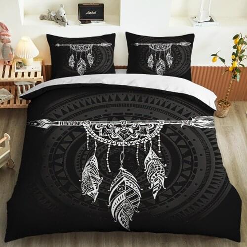 BeddingOutlet 3D Printing Dream Catcher Bedding Set Queen King Size Duvet Cover Pillowcase Bed Set Bedclothes 2/3pcs