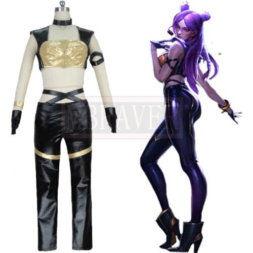LOL KDA Kaisa Game Kaisa Outfit Fullsets K/DA Group LOL Character Cos Halloween Uniform Cosplay Costume Custom Made Any Size