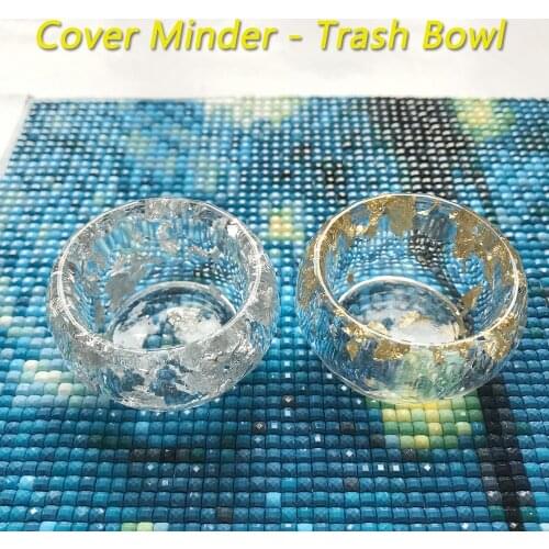 Diamond Painting Cover Minder Trash Bowl to storage unusable drills
