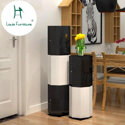 Louis Fashion Shoe Cabinets Creative Rotary Simple Modern Large Capacity Ultra-thin Baking Varnish European Furniture