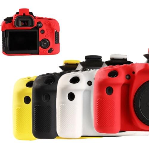 Soft Silicon Rubber Case Cover Frame Skin Protector for Canon EOS 90D DSLR Camera