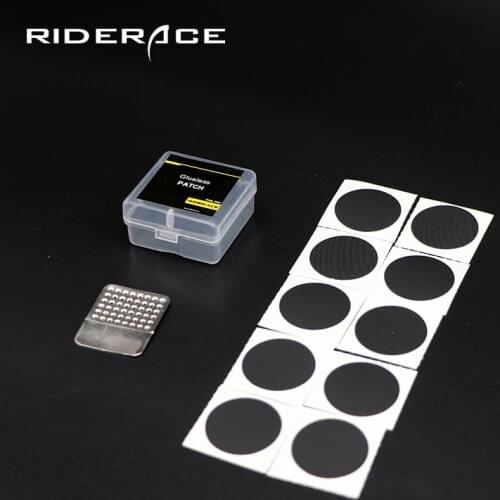 10 Pcs Glueless Chip Patches Bicycle Inner Tire Repair Kit Mountain Bike Tyre Tire Repair Tools Piece Thin Road Bike Accessories