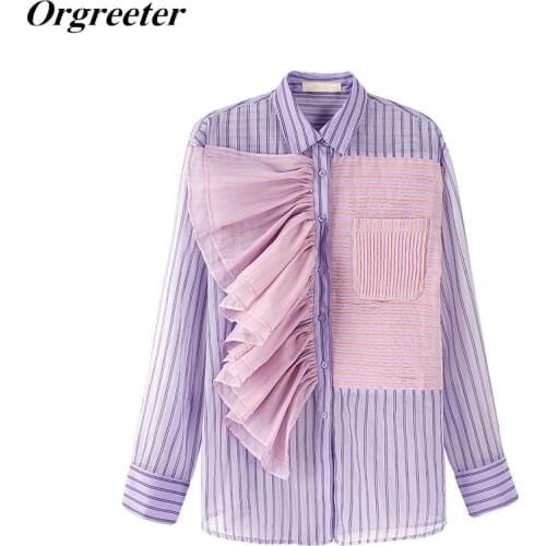 Orgreeter Women's Oversized Shirts