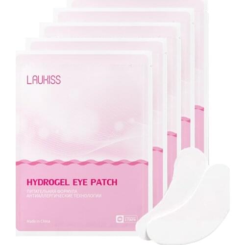 100/200/500 Eyelash Patches For Building Grafted Eyelash Pads Russian Packing Under Eyes Paper Stickers For Eyelash Extension