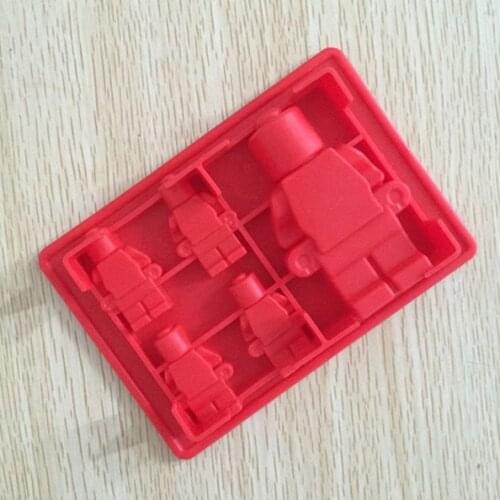 Five-link robot model chocolate cake decoration mold jelly pudding