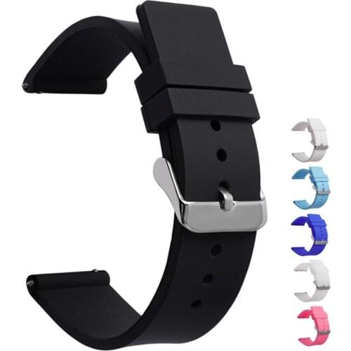 BEAFIRY 14mm 16mm 18mm 20mm 22mm 24mm Silicone Rubber Watch Band Strap sport Watchband Waterproof Belt for CK huawei DW fossil
