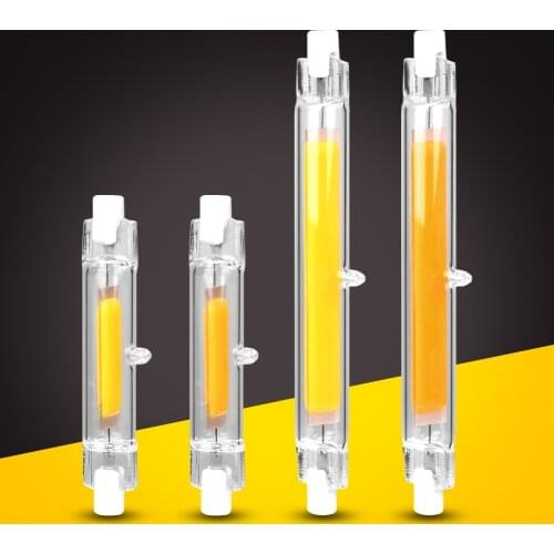 Lamp Bulb Lights 118mm 78mm 8W Tube 16W LED R7S LED Glass Dimmable COB Replace Halogen Light Spotlight 220-240V R7S LED COB Lamp