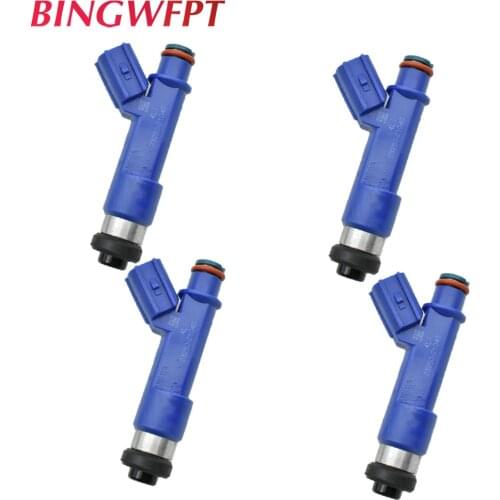4PCS 23209-21040 23250-21040 fuel injectors for TOYOTA General YARIS 06~14 RACTIS 10~16 PRIUS C 2011 VIOS 08~14 1.3L 2NZFE