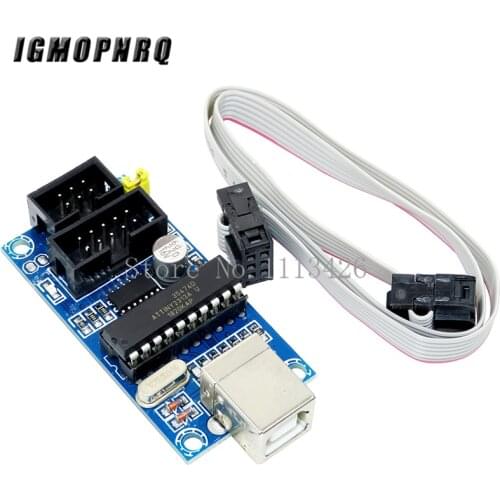 USBTiny USBtinyISP AVR ISP Programmer Bootloader For IDE Meag2560 UNO R3 With 10pin Programming Cable One