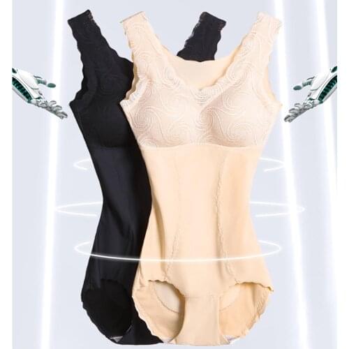 SURE YOU LIKE Women Waist Trainer Butt Lifter Body Shapewear Chest Support Straight Back Slimming Women Body Shaper Bodysuit