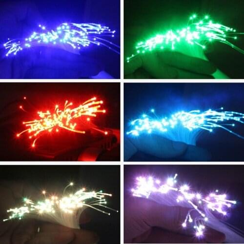 30M 2.5mm(D) PMMA plastic fiber optic cable LED light engine driver device star ceiling hanging lamp Bar DIY Sky decor-End glow