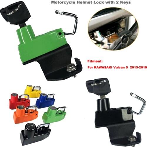 Vulcan S Motorcycle Helmet Lock Mount Hook six color Side Anti-theft Security Fits For KAWASAKI Vulcan S 2015 2016 2017 2018 019
