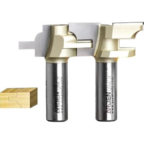 2pcs/set Tongue & Groove Bits Arden Router Bit - 1/2*3/8-I,1/2*3/8-II -1/2"Shank-Arden A1709058&68