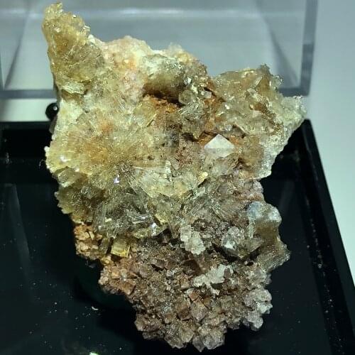 24.3gNatural high quality aluminum fluoride anhydrite fluorite crystal healing energy stone decorative QUARTZ GEM (send box)