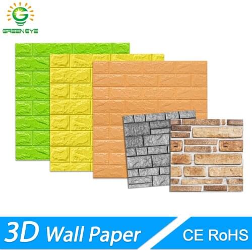 3D Wall Stickers Thicken and Self-Adhesive Marble Brick Wall paper Waterproof DIY Kitchen Bathroom Home Wall Decal Sticker Vinyl