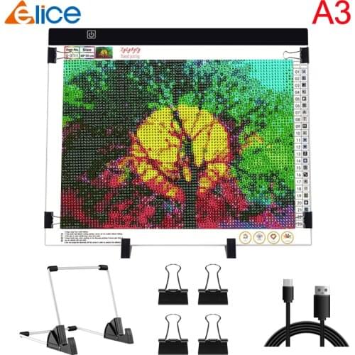 A3 USB LED Light Pad Artcraft Tracing Light Box Copy Board Digital Tablet Painting Writing Drawing Tablet Diamond Painting board
