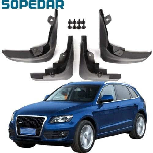 SOPEDAR Car Mud Flaps Front Rear for Audi Q5 2009 2010 2011 2012 Splash Guards Mudflaps Fender Wheel Mudguards Exterior Parts