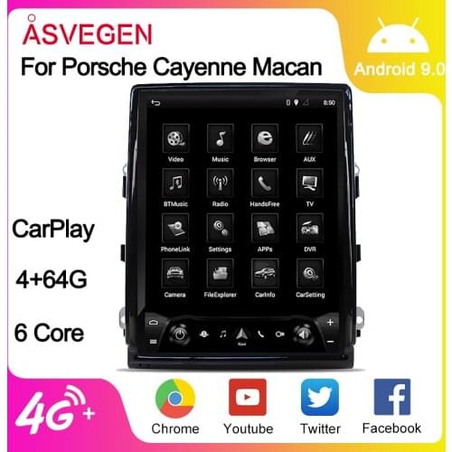 10.4 Inch Car Multimedia Player For Porsche Cayenne Macan 2011-2016 With 4G Rom 64G GPS Navigation MP5 Bluetooth Wifi Player