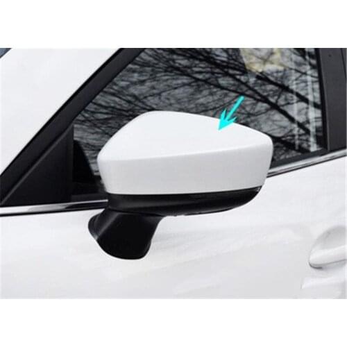 Car Styling for Mazda3 Axela 2014-2017 ABS Chrome car Rearview mirror cover Trim/Rearview mirror Decoration Car Stickers Overlay